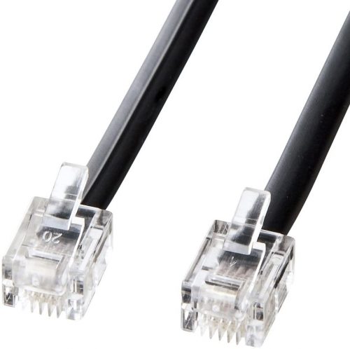 サンワサプライ(SANWA SUPPLY) モジュラーケーブル(黒) TEL-N1