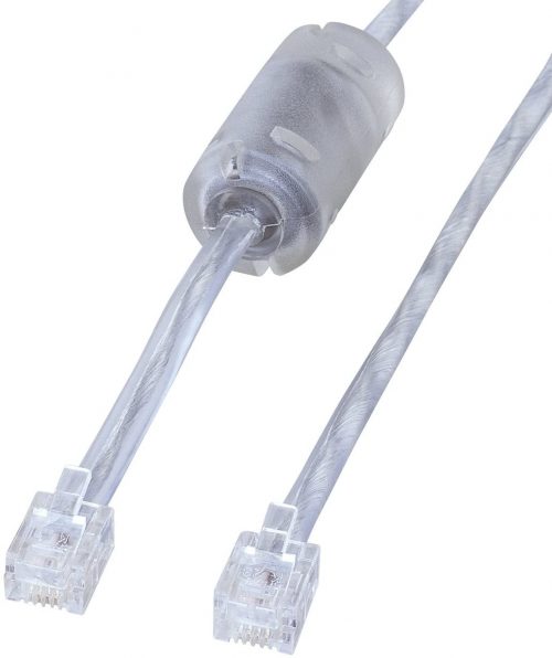 サンワサプライ(SANWA SUPPLY) コア付シールドツイストモジュラーケーブル TEL-FST