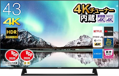 ハイセンス(HISENSE) 43E6800