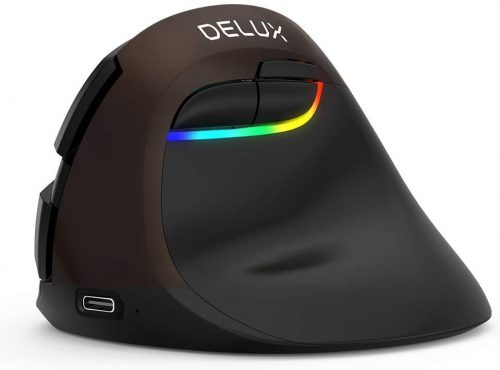 DELUX エルゴノミックマウス M618 mini-jet