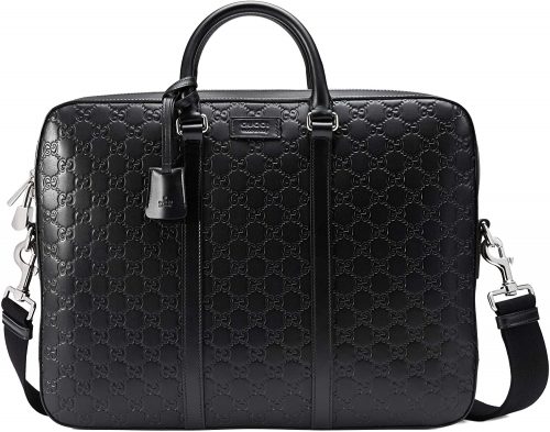 グッチ(GUCCI) Signature Leather Briefcase