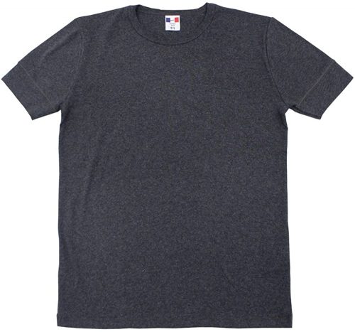バンドール(BANDOL) リブコットン ミリタリークルーネックTシャツ