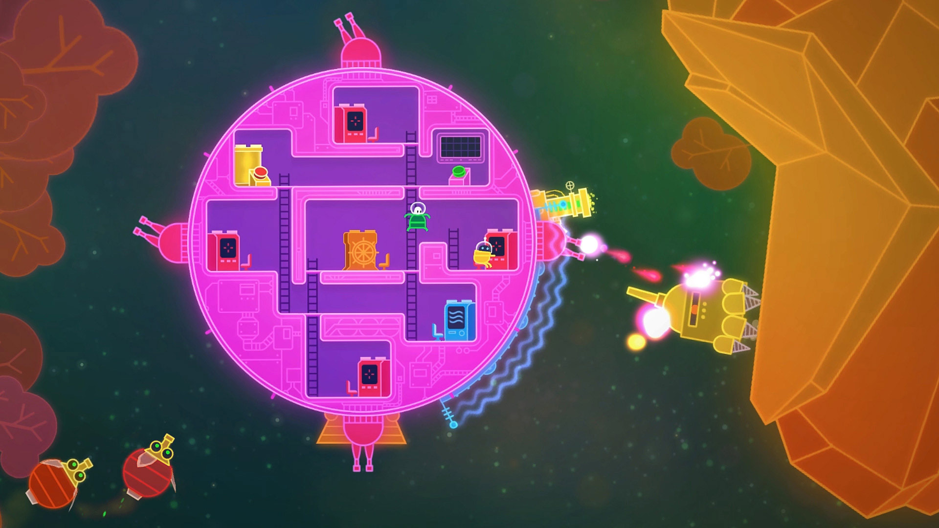 Lovers in a Dangerous Spacetime - Asteroid Base