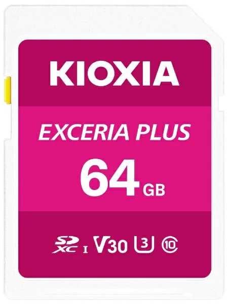 キオクシア(KIOXIA) EXCERIA PLUS SDXC UHS-I メモリーカード 64GB