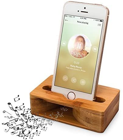 ARCHEER 竹製スマホスピーカー jQ7GHJAit
