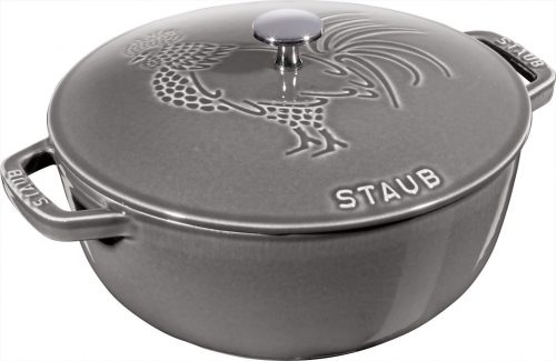 ストウブ(STAUB) ルースターココット ラウンド グレー 24cm