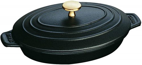 ストウブ(STAUB) オーバル ホットプレート ブラック 23cm