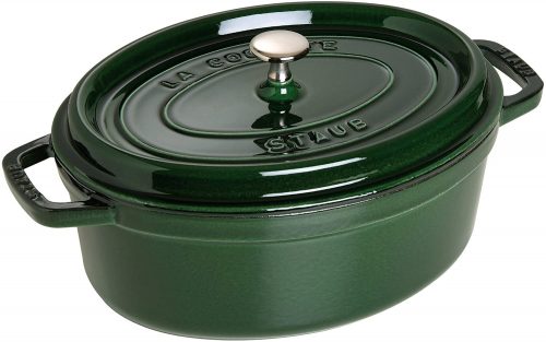 ストウブ(STAUB) ココット オーバル バジルグリーン 27cm