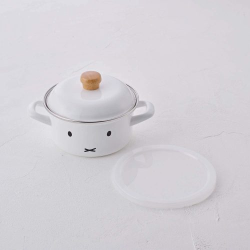 富士ホーロー(FUJIHORO) miffy enamel kitchenware 15cmキャセロール MFF-15W