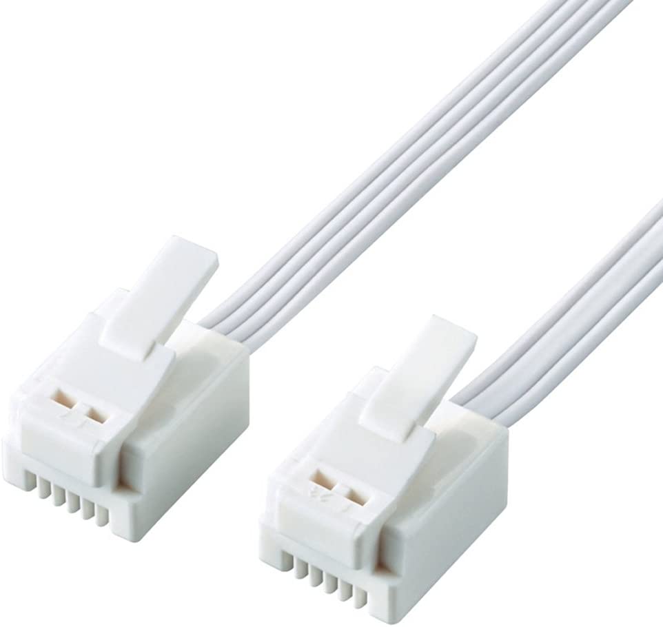 エレコム(ELECOM) モジュラーケーブル MJ-T2WH 2017