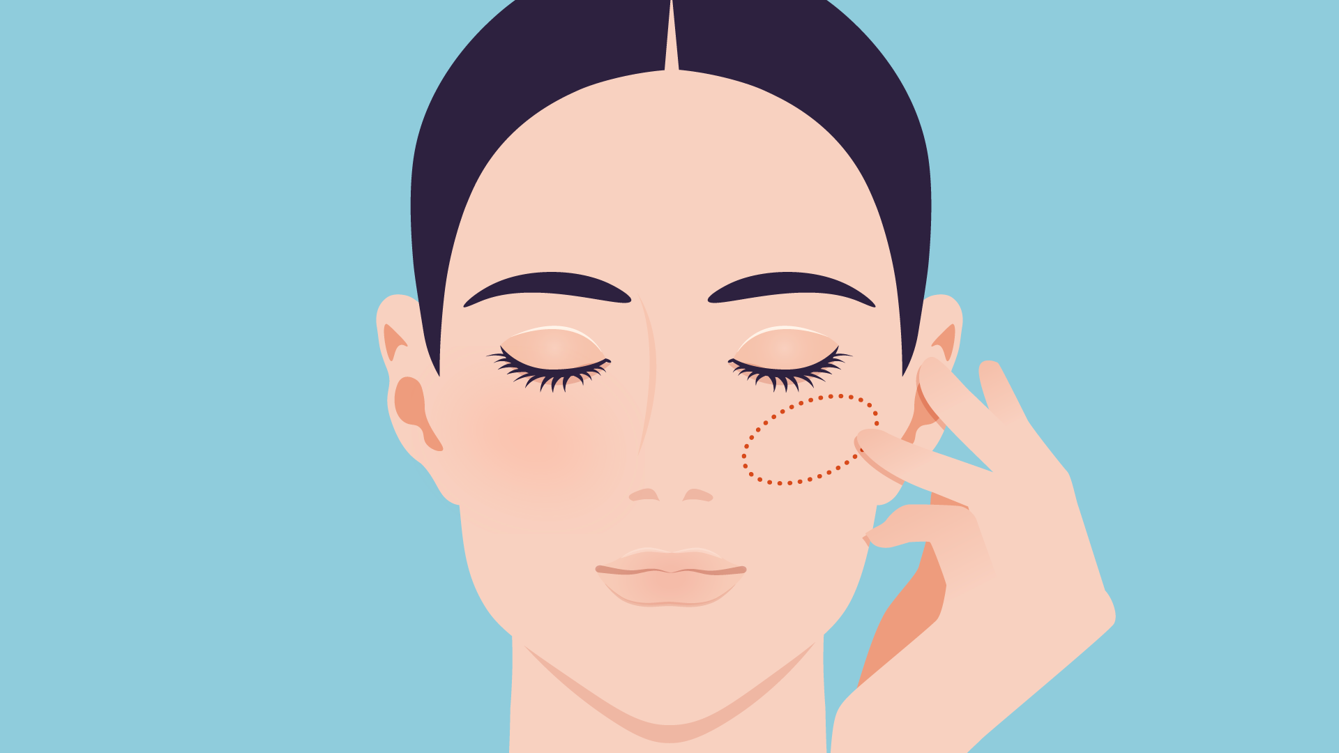 リキッドチークの上手な塗り方