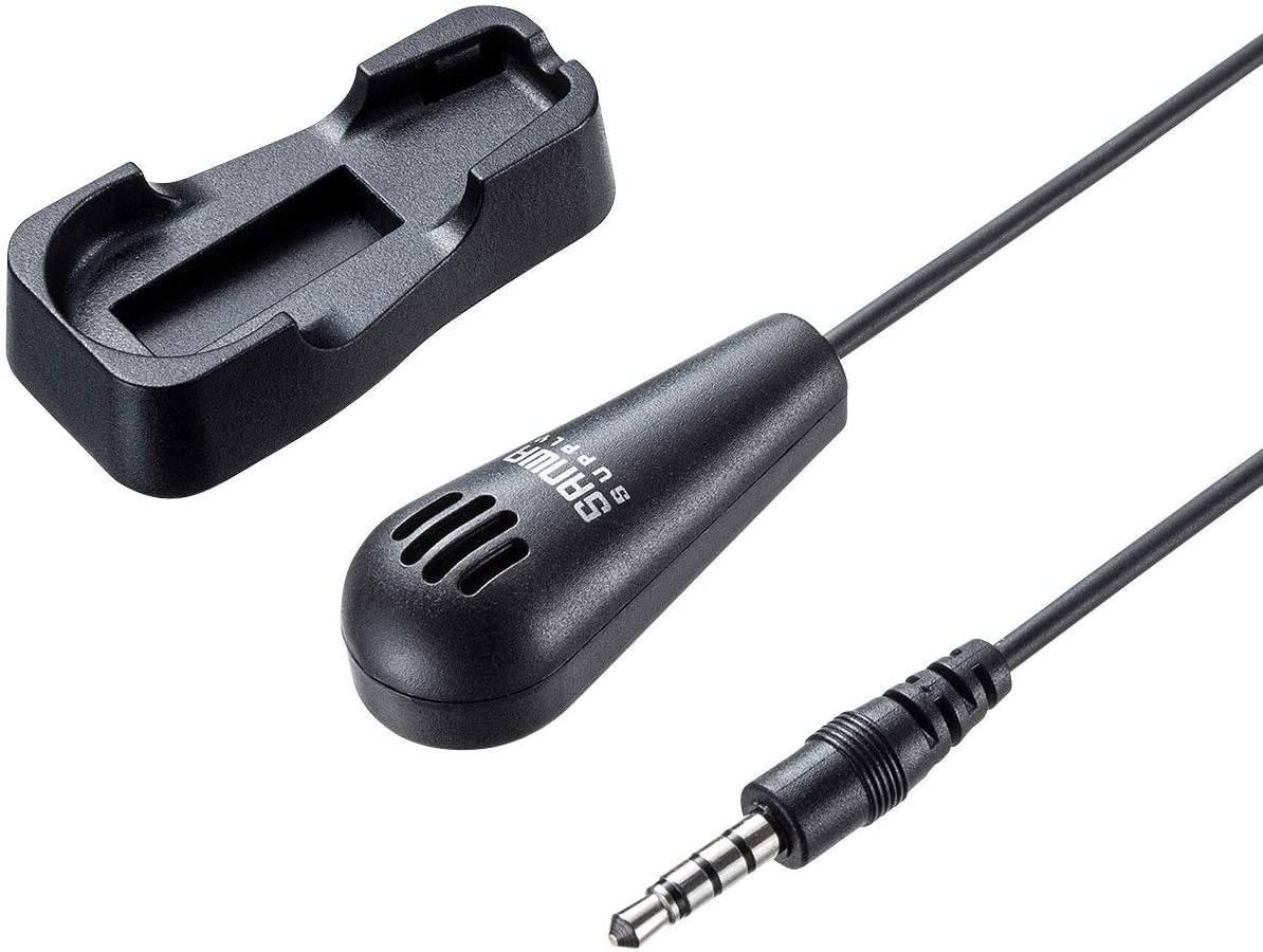 サンワサプライ(SANWA SUPPLY) クリップ付きPCマイク MM-MCF03BK 2021