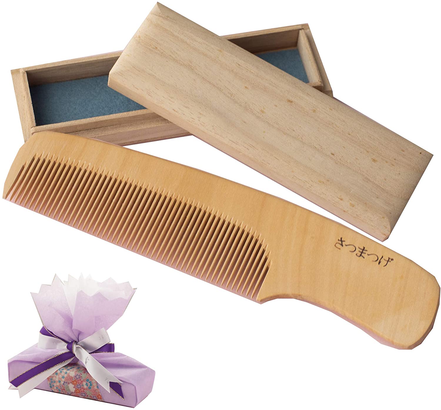 西出櫛工業 薩摩つげ櫛 4寸5分