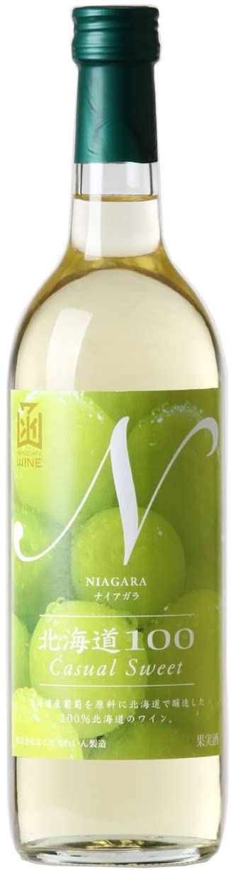 はこだてわいん 北海道100 ナイアガラ 白