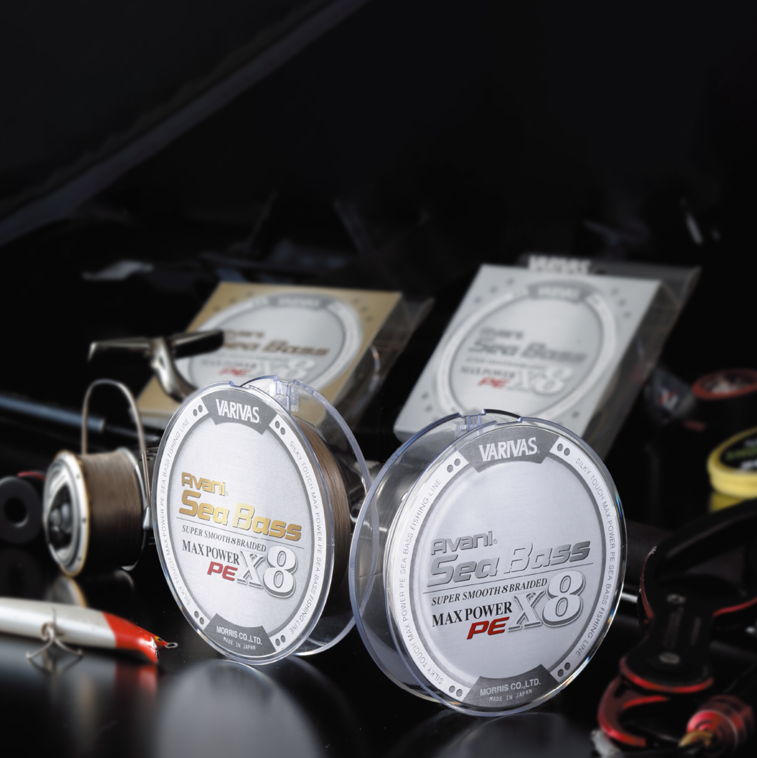 D-6 シーバスセット新品リール、新品peライン PEラインセット 新品