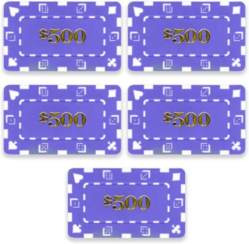 Brybelly denominated ヨーロピアンスタイル Poker Plaques