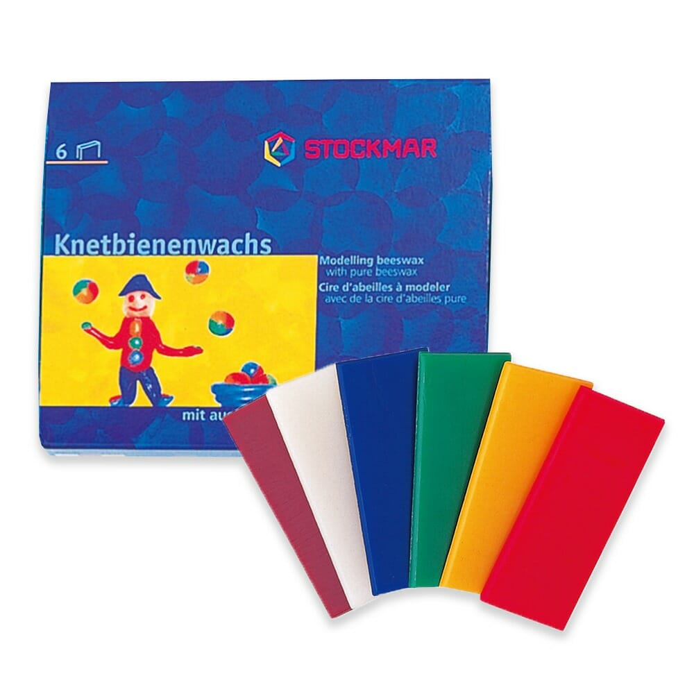 シュトックマー(STOCKMAR) みつろう粘土 6色6枚 ST51002