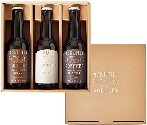 ロクメイコーヒー(ROKUMEI COFFEE CO.) クラフトコーヒー 3本飲み比べセット