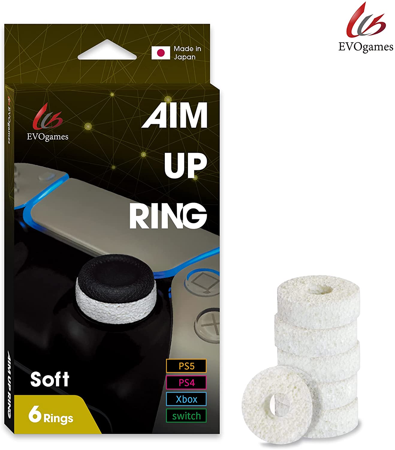 EVOgames エイムアップリング ソフト rg-gm-sf