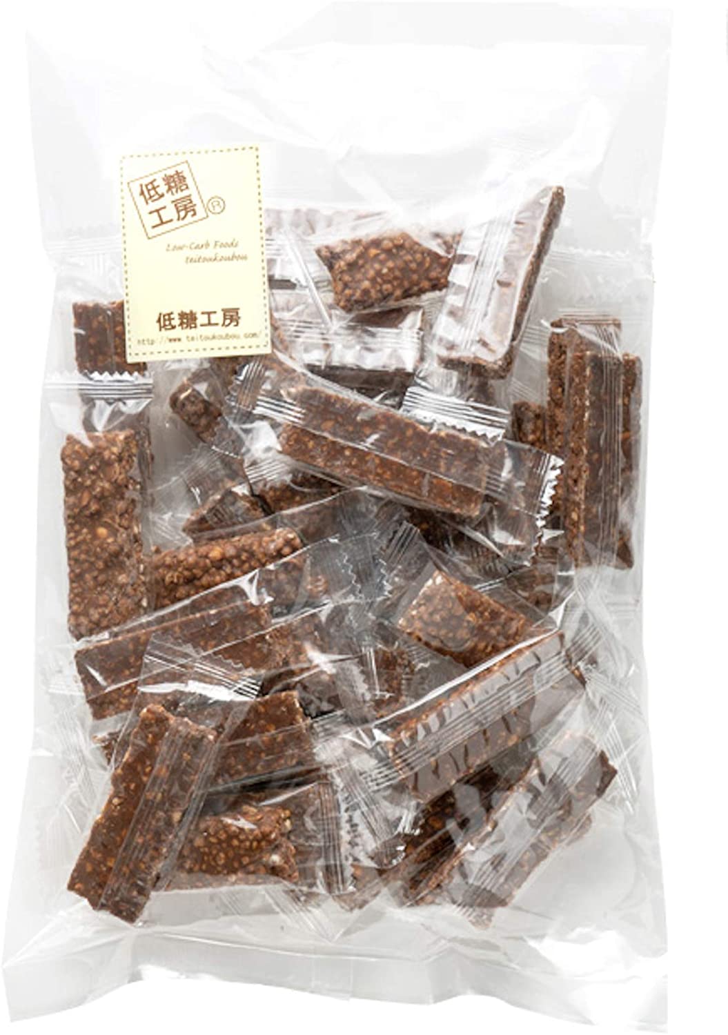 低糖工房 糖質90%オフ スイートチョコ使用 大豆クランチチョコ