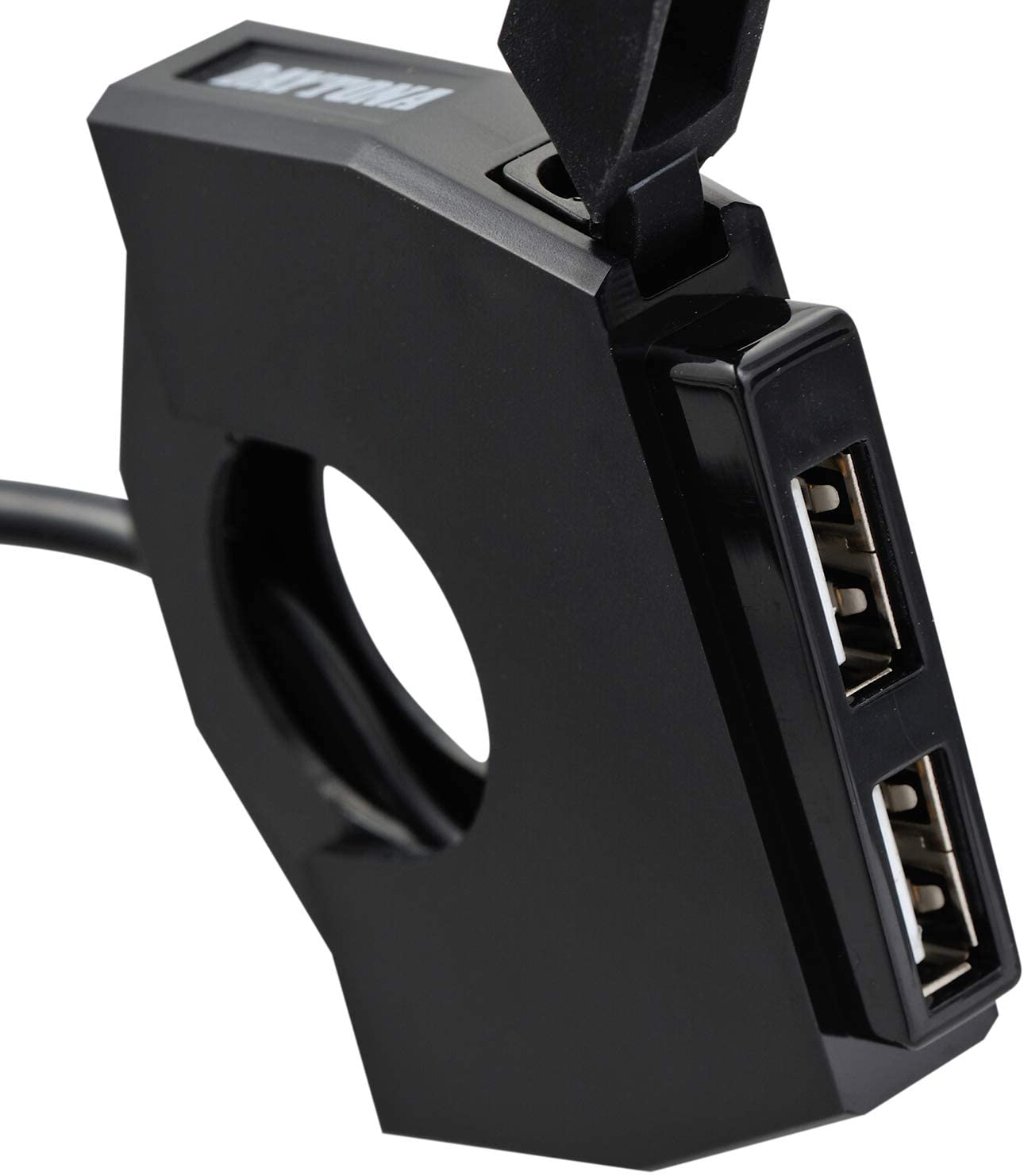 デイトナ(DAYTONA) バイク専用電源 スレンダーUSB2ポート 98438