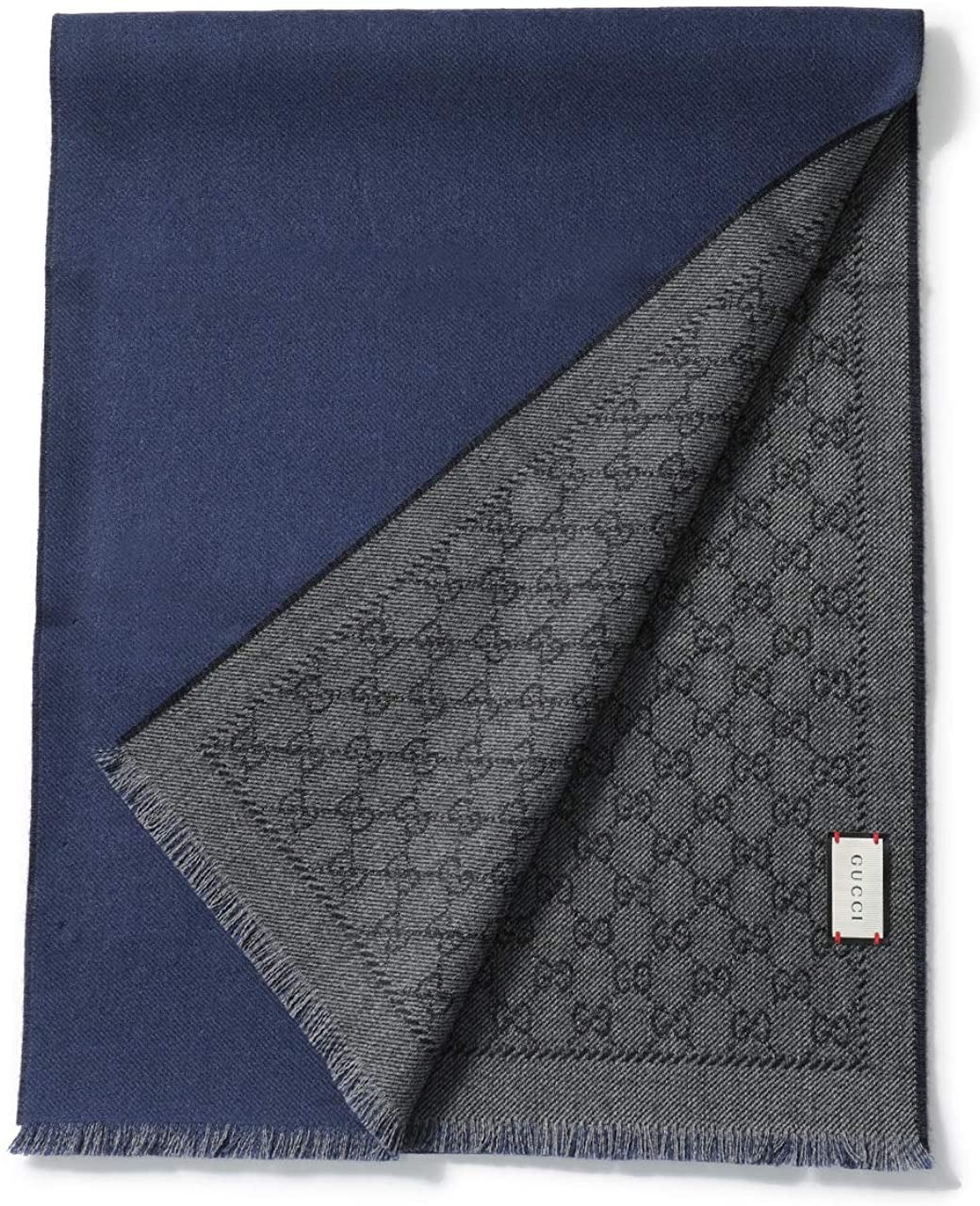 グッチ(GUCCI) ウール リバーシブル マフラー 402093 4G200