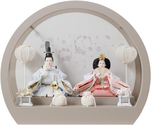 ぷりふあ(prefer) ふるうる ひな人形 はなのうた 丸型ケース飾り