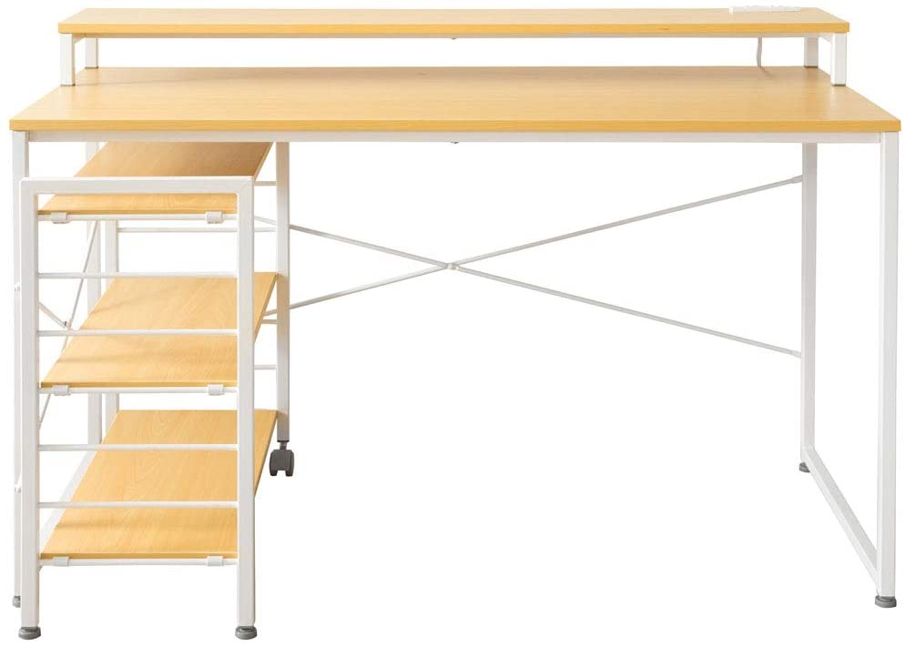 アイリスオーヤマ(IRIS OHYAMA) ラック付きI字デスク RTID-120