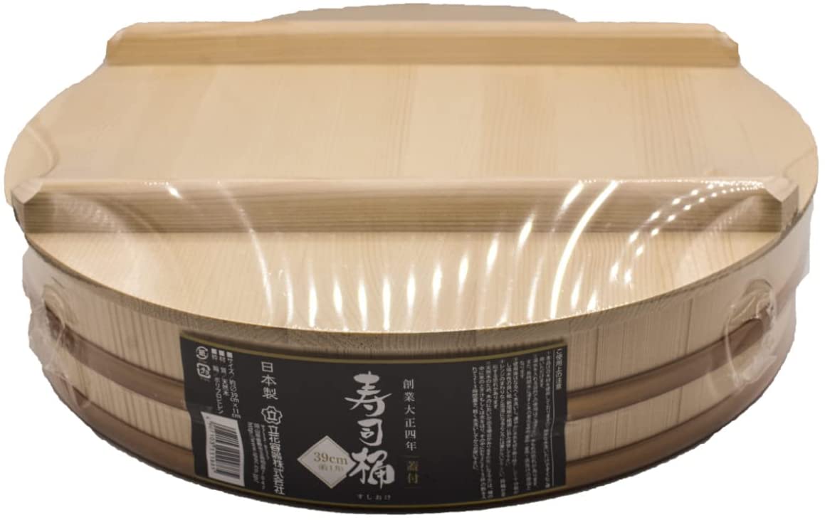 立花容器 蓋付き 寿司桶 SPシリーズ 直径約39cm