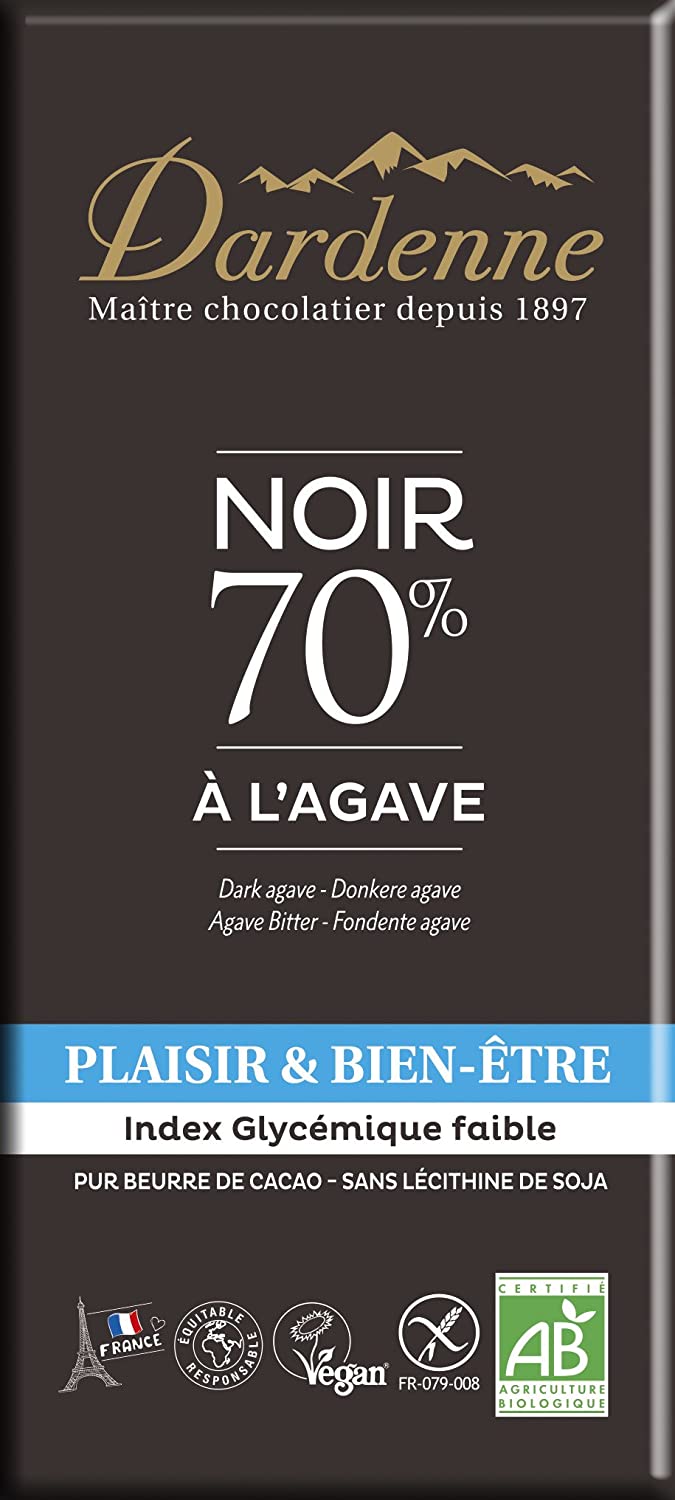 アルマテラ(ALMA TERRA) ダーデン 有機アガベチョコレート ダーク カカオ 70%