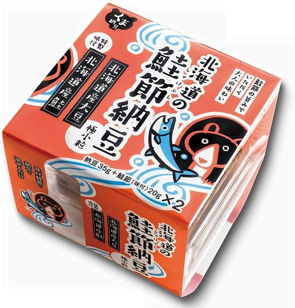 道南平塚食品 くま納豆北海道の鮭節納豆
