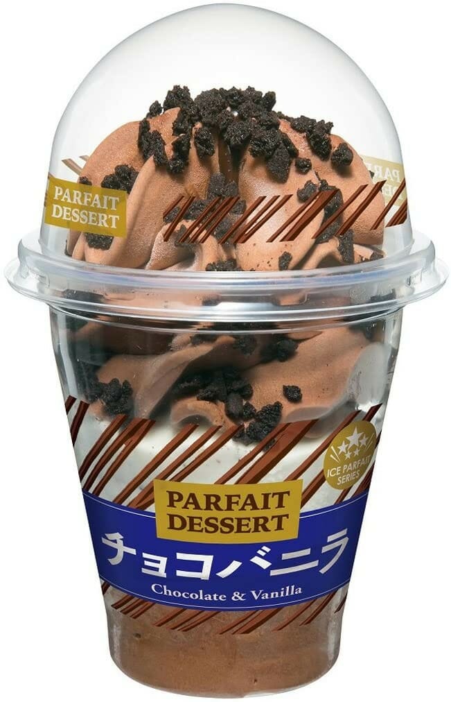赤城乳業 パフェデザート チョコバニラ パフェ