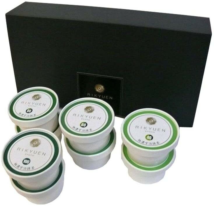 京都利休園 はんなり4段階抹茶アイス