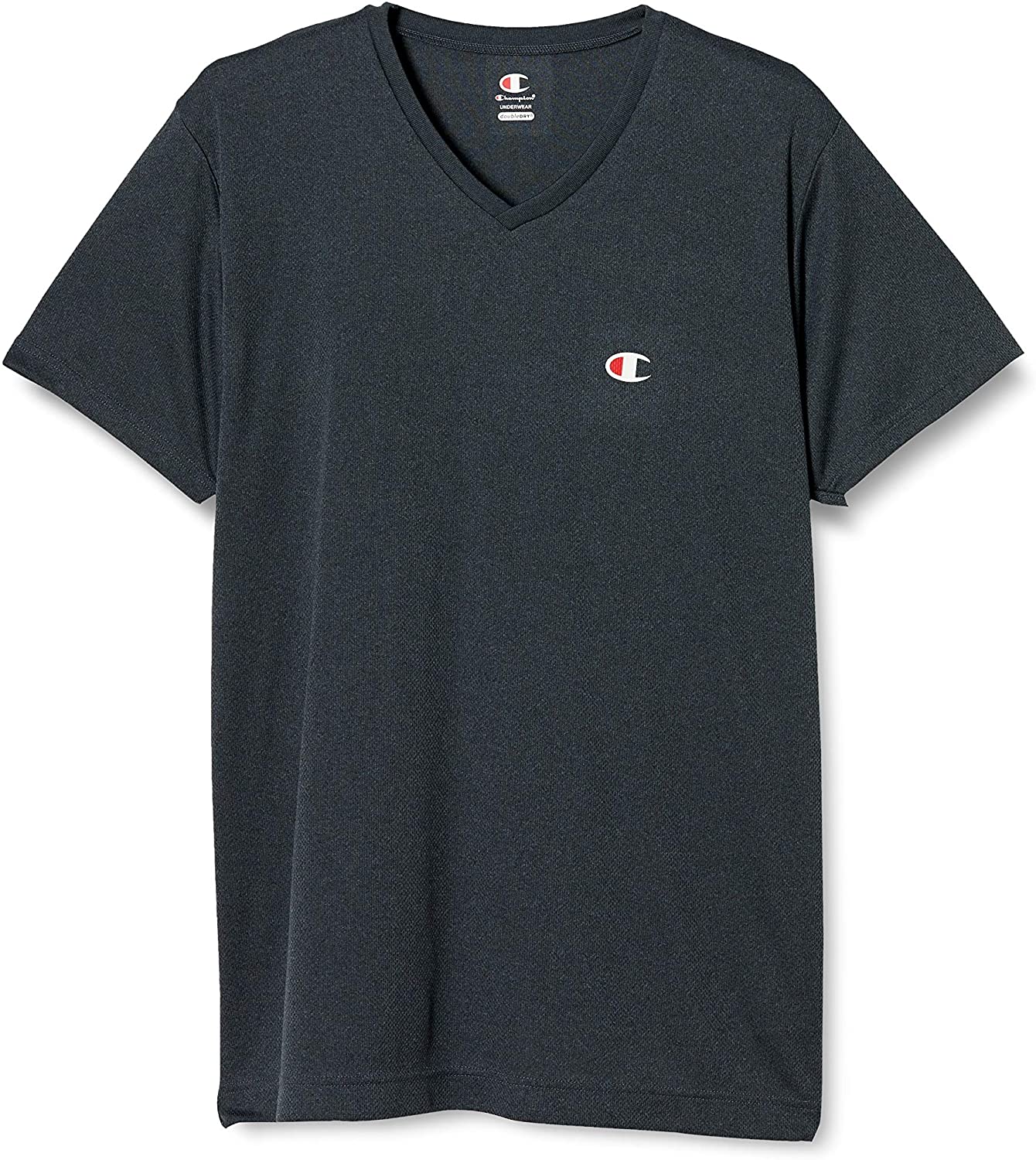 チャンピオン(Champion) DOUBLE DRYR 吸汗速乾 UVカット メッシュ VネックTシャツ