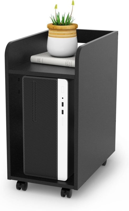 DEWEL PCワゴン キャスター付き