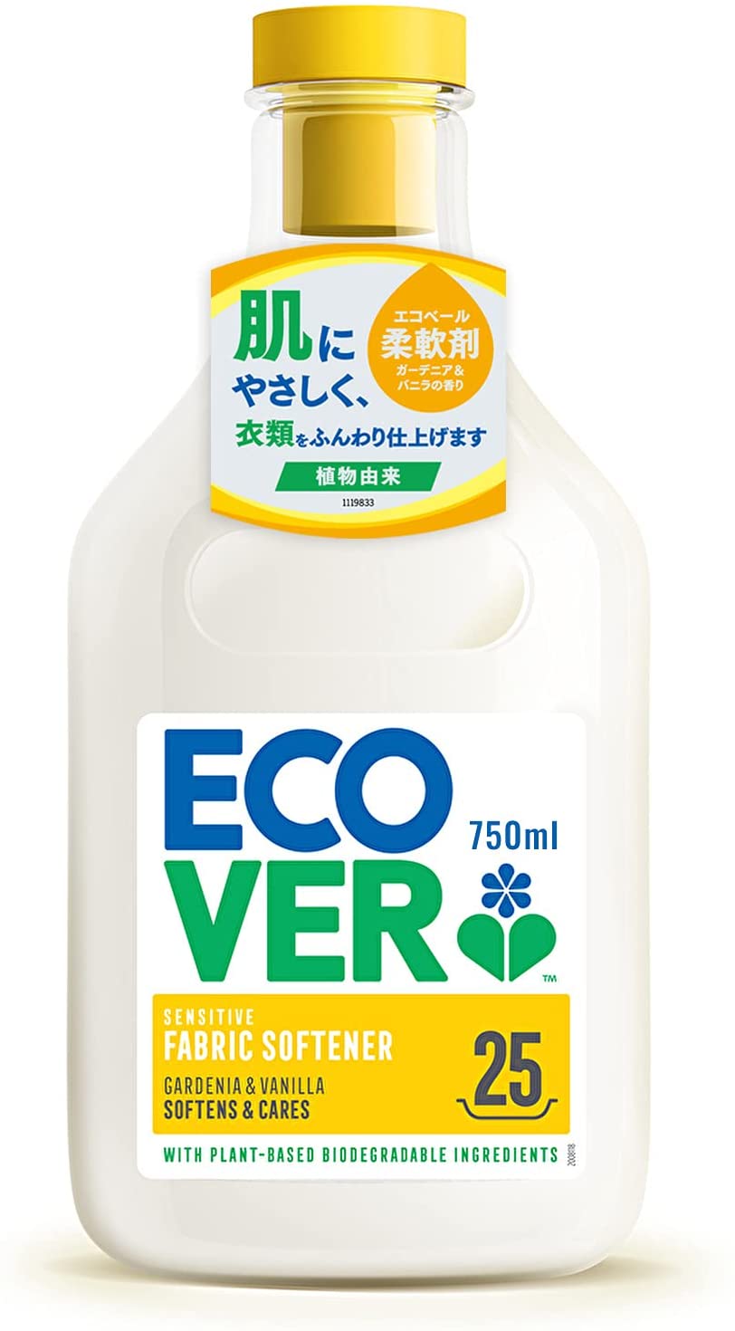 エコベール(ECOVER) 柔軟仕上げ剤 ガーデニア＆バニラの香り
