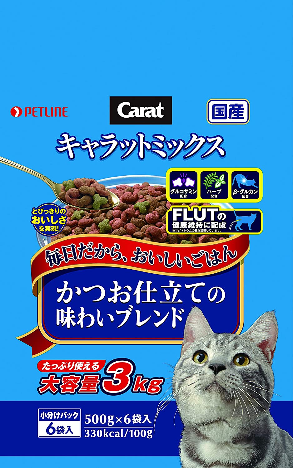 日清ペットフード キャラットミックス かつお仕立ての味わいブレンド