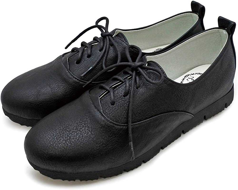 ジョイウォーカープラス(JoyWalkerPlus) フェイクレザー レースアップ コンフォート シューズ
