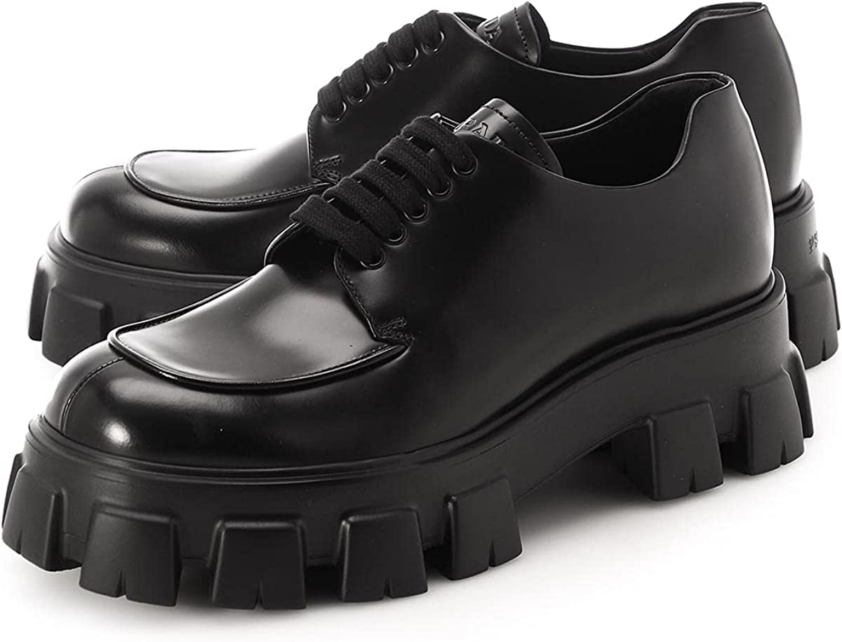 プラダ(PRADA) 外羽根式ダービーシューズ