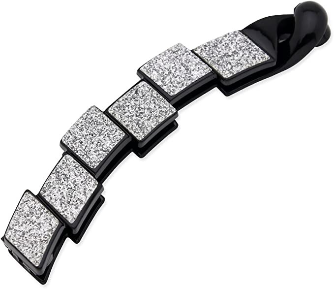 ボナバンチュール(Bonaventure) シンプルマルチスクエアラメバナナクリップ