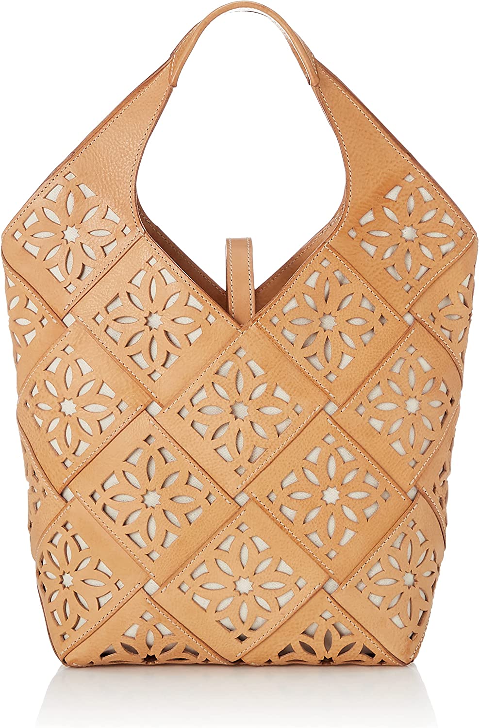 ゲンテン(genten) サスティナブルカットワーク トートバッグ 大