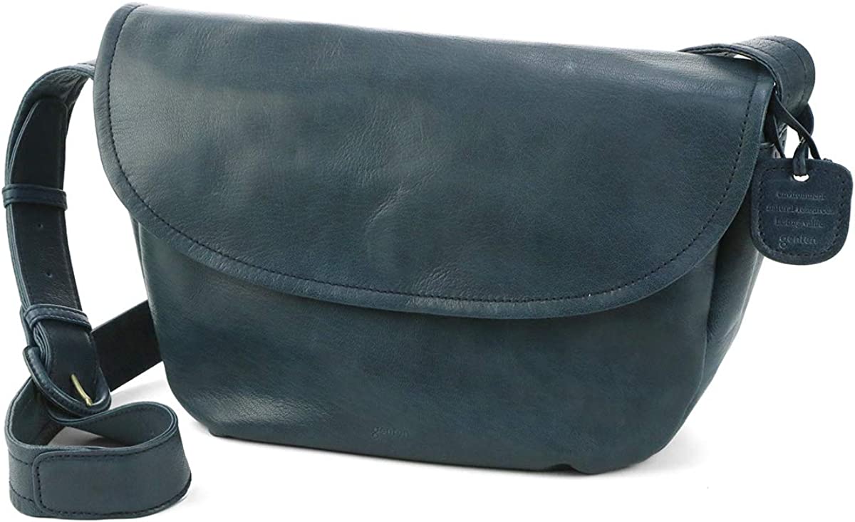 ゲンテン(genten) ゴートベーシック フラップショルダーバッグ