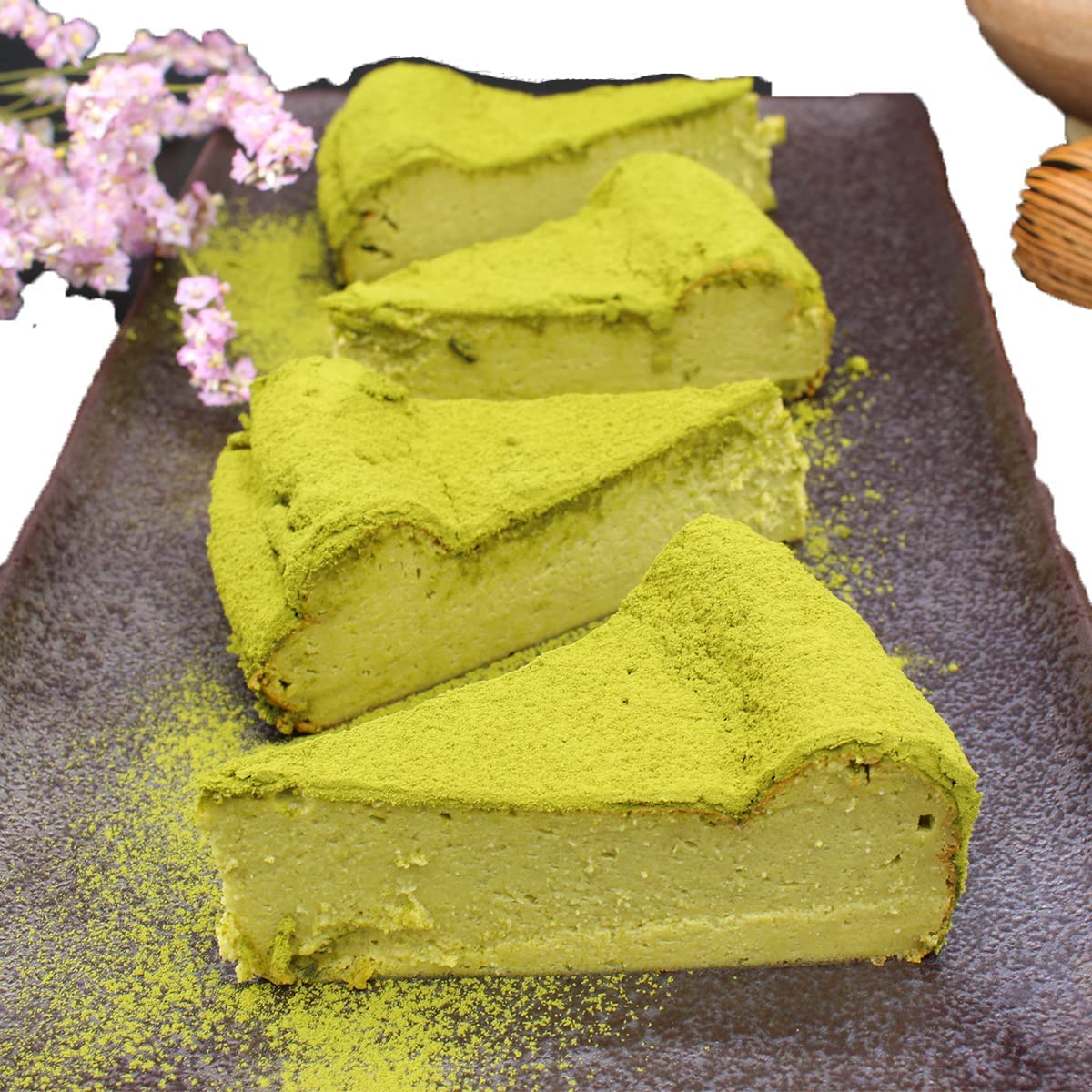 健美屋 宇治抹茶のベイクドチーズケーキ初代重兵衛