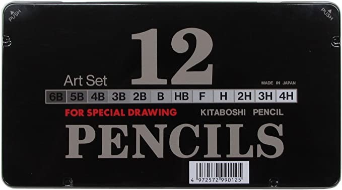 北星鉛筆 #9900 アートセット 4H～6B 11990