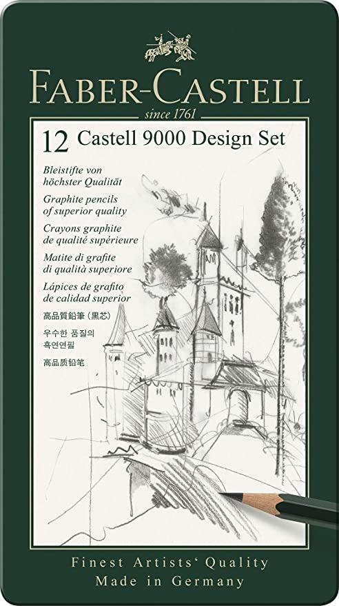 ファーバーカステル(FABER CASTELL) カステル9000番 デザインセット 119064