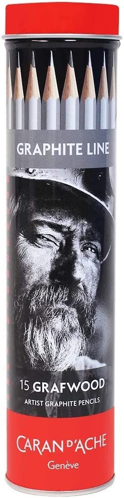 カランダッシュ(Caran d'Ache) グラファイトライン グラフウッド15本セット 775-315