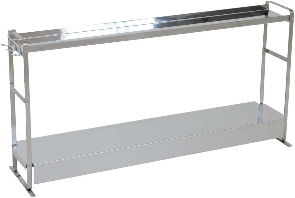 アーネスト(Arnest) コンロ奥カバー&ラック2段 ALLステンレス A-76670