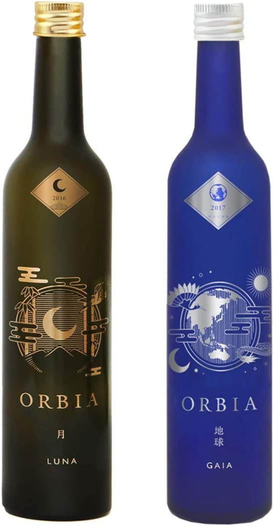 ワカゼ(WAKAZE) ワイン樽熟成日本酒ORBIA LUNA＆GAIA2本セット