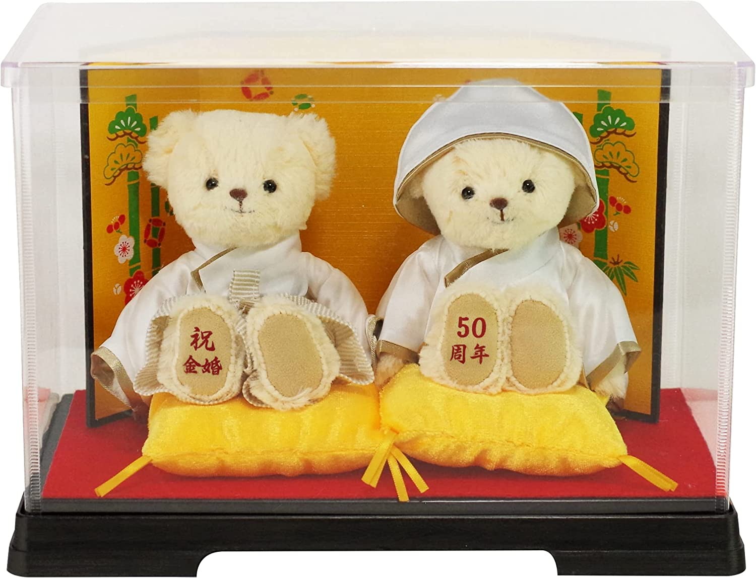 プティルウ(PETIT LOUP) 金婚ベアFUU 屏風ケース