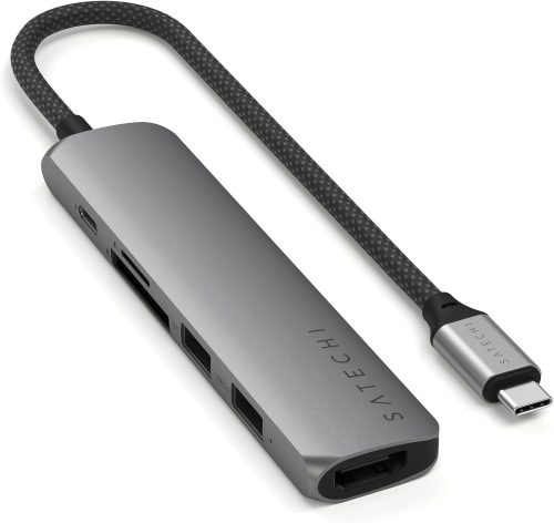 サテチ(Satechi) 6-in-1 USB-C スリムマルチポートアダプター ST-P6SM